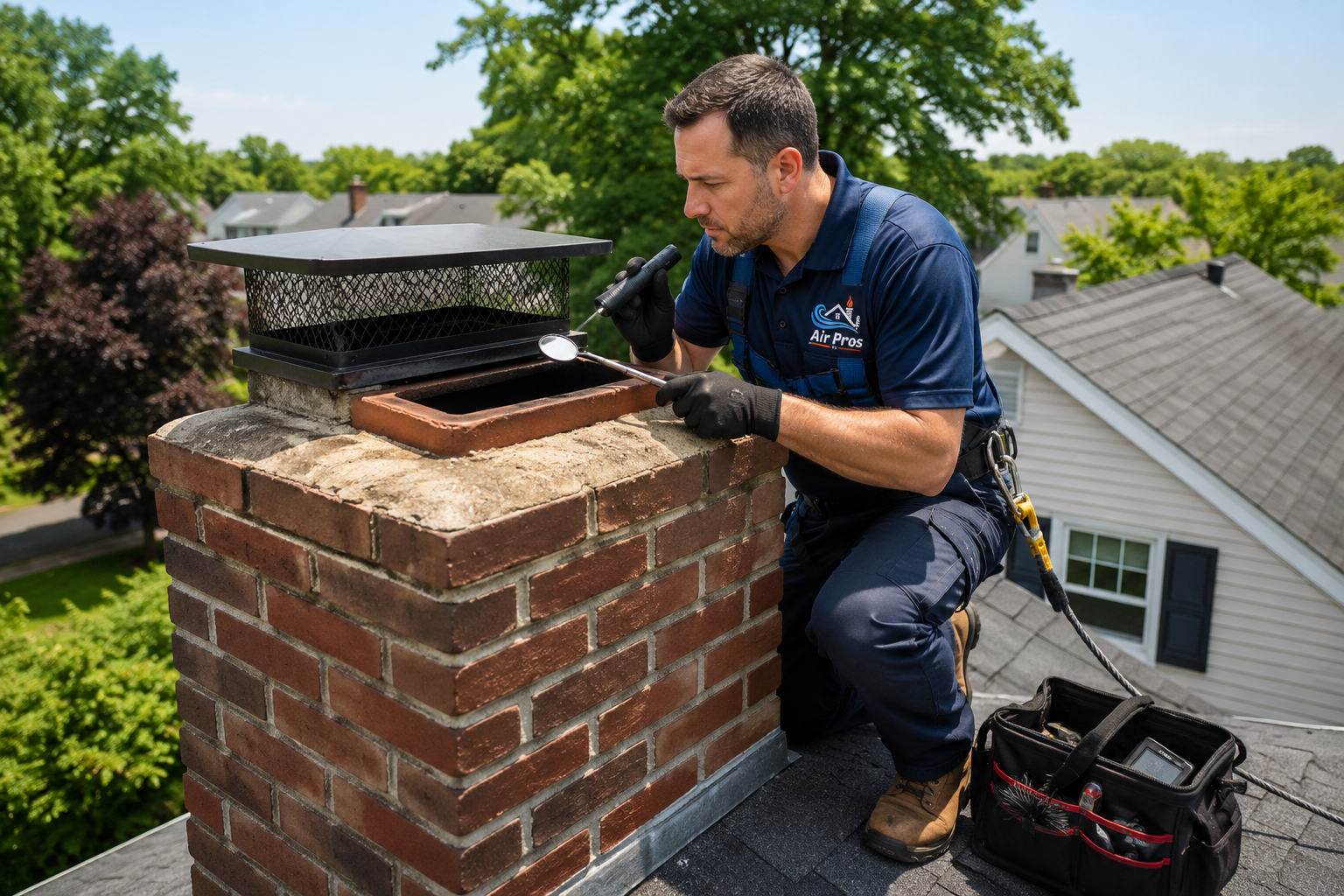 Chimney sweep and inspection